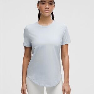LULULEMON LOVE CURVED-HEM CREWNECK T-SHIRT